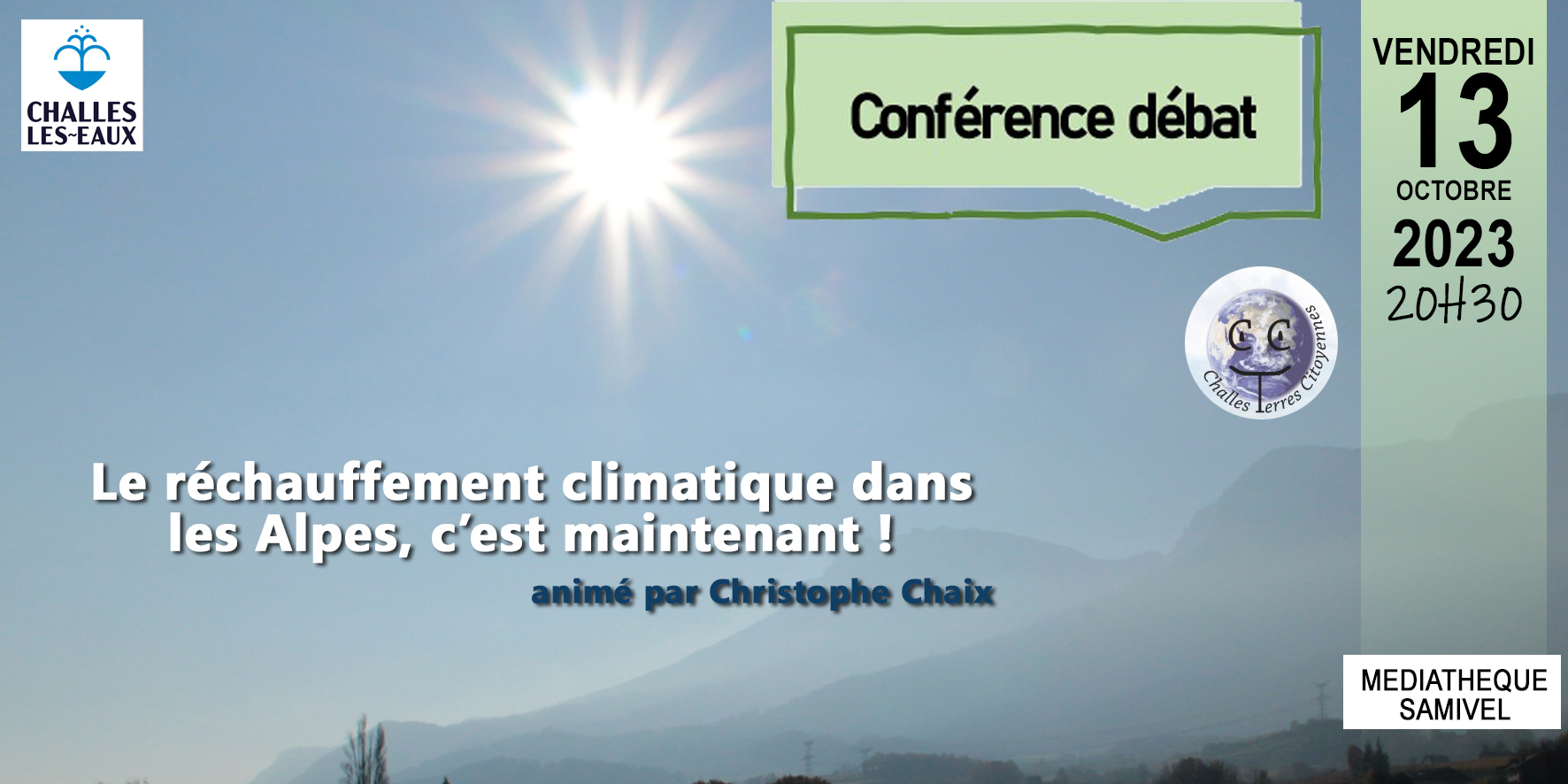 Conférence débat : évolution du climat dans les Alpes